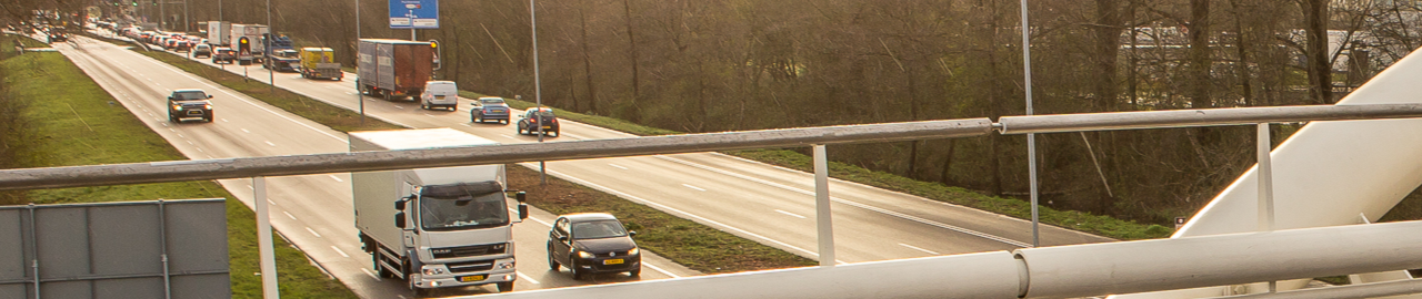 Banner projecten Weg/ Auto