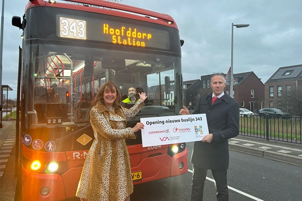 Opening buslijn 343 Haarlemmermeer